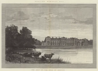 Woburn Abbey, the Seat of the Duke of Bedford